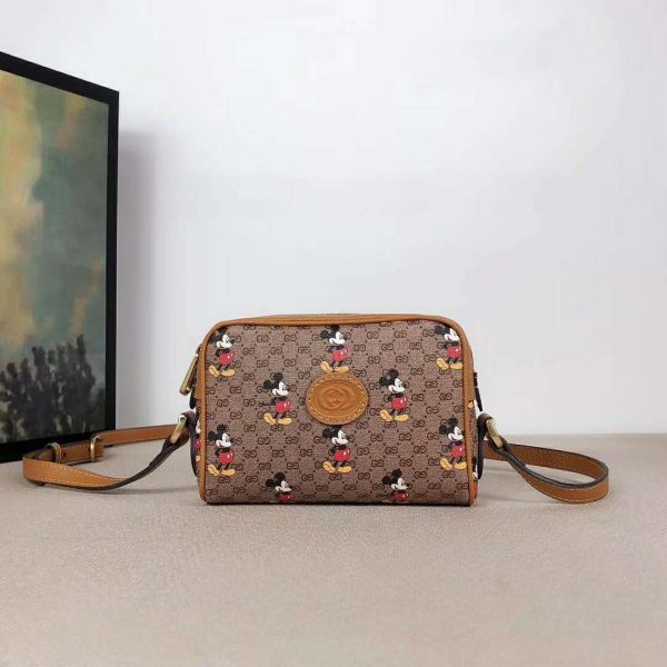 Gucci GG Women Disney x Gucci Shoulder Bag GG Supreme Canvas (10)