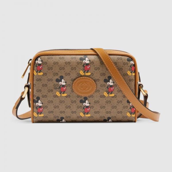 Gucci GG Women Disney x Gucci Shoulder Bag GG Supreme Canvas