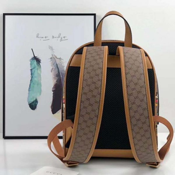 Gucci GG Women Disney x Gucci Small Backpack GG Supreme Canvas (4)