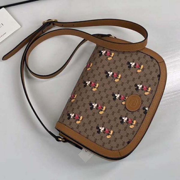 Gucci GG Women Disney x Gucci Small Shoulder Bag GG Supreme Canvas (5)