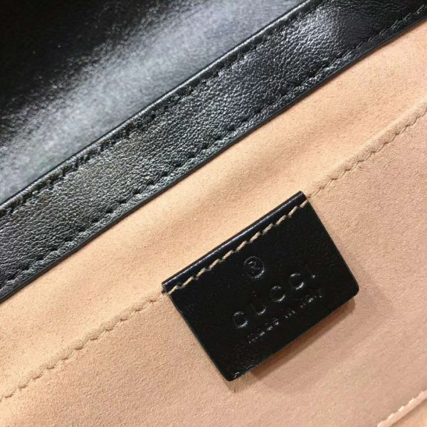 Gucci GG Women GG Marmont Mini Bag Beige Original Canvas (8)