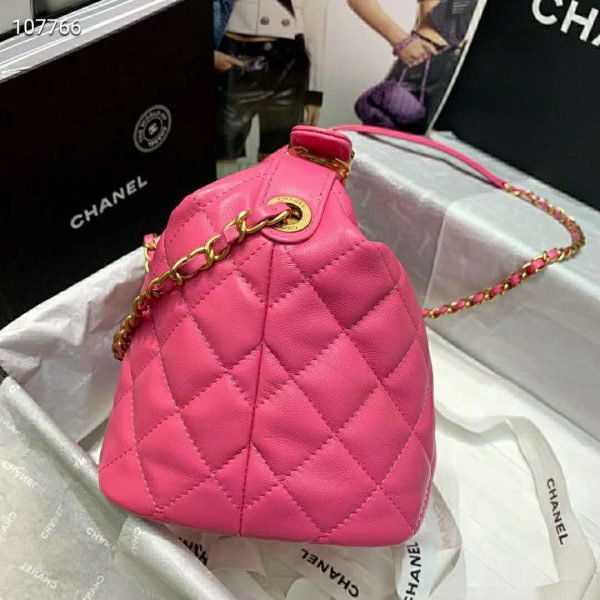 Gucci GG Women GG Marmont Mini Top Handle Bag-Pink (4)