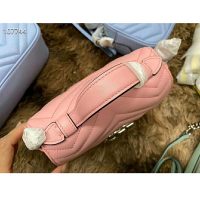 Gucci GG Women GG Marmont Mini Top Handle Bag-Pink