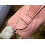 Gucci GG Women GG Marmont Mini Top Handle Bag-Pink - Image 8