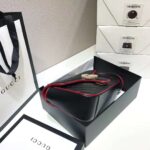Gucci GG Women GG Marmont Small Shoulder Bag Black Leather - Image 4