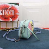 Gucci GG Women GG Marmont Small Shoulder Bag Diagonal Matelassé