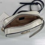 Gucci GG Women GG Marmont Small Shoulder Bag White Diagonal Matelassé - Bild 7