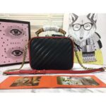 Gucci GG Women GG Marmont Small Shoulder Bag with Bamboo - Image 6