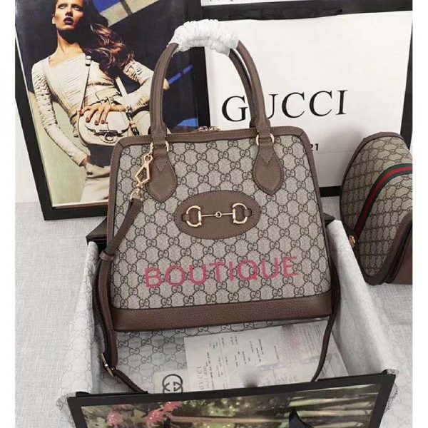 Gucci GG Women Gucci 1955 Horsebit Medium Top Handle Bag (3)