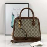 Gucci GG Women Gucci 1955 Horsebit Small Top Handle Bag - Imagen 4