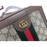 Gucci GG Women Ophidia GG Mini Shoulder Bag BeigeEbony Supreme