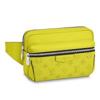 Louis Vuitton LV Men Outdoor Bumbag in Monogram Canvas-Lime