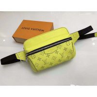 Louis Vuitton LV Men Outdoor Bumbag in Monogram Canvas-Lime