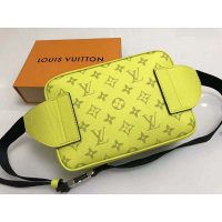 Louis Vuitton LV Men Outdoor Bumbag in Monogram Canvas-Lime