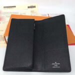 Louis Vuitton LV Unisex Brazza Wallet Damier Infini Onyx Silver Leather – Bild 5