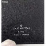 Louis Vuitton LV Unisex Brazza Wallet Damier Infini Onyx Silver Leather – Bild 8