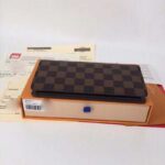 Louis Vuitton LV Unisex Brazza Wallet Iconic Damier Ebène-Brown – Bild 4