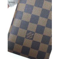 Louis Vuitton LV Unisex Brazza Wallet Iconic Damier Ebène-Brown