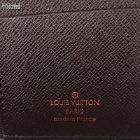 Louis Vuitton LV Unisex Brazza Wallet Iconic Damier Ebène-Brown