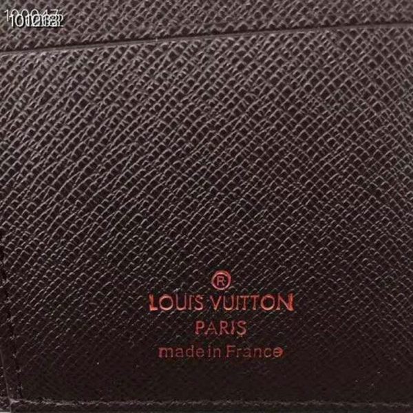 Louis Vuitton LV Unisex Brazza Wallet Iconic Damier Ebène-Brown (9)