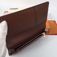 Louis Vuitton LV Unisex Brazza Wallet in Monogram Canvas-Brown