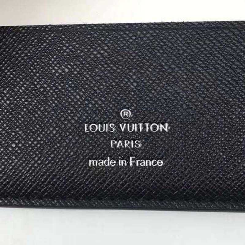 Louis Vuitton Multiple Wallet Monogram Eclipse Canvas Black 1173701