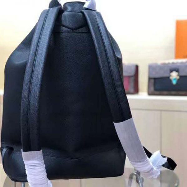 Louis Vuitton LV Unisex Noé Backpack Taurillon Leather-Black (3)