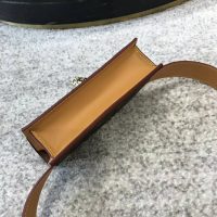 Louis Vuitton LV Unisex S Lock Belt Pouch GM PM MM-Brown