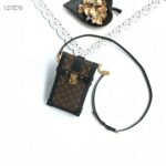 Louis Vuitton LV Unisex Vertical Trunk Pochette Monogram Coated Canvas – Image 2