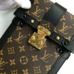 Louis Vuitton LV Unisex Vertical Trunk Pochette Monogram Coated Canvas – Image 5