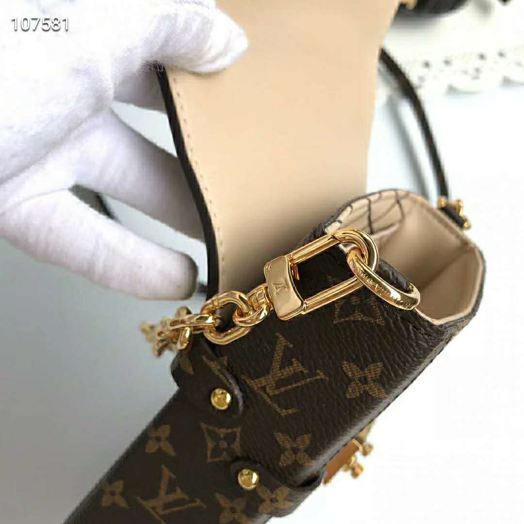 Louis Vuitton Pochette Trunk Verticale Monogram Brown/Black