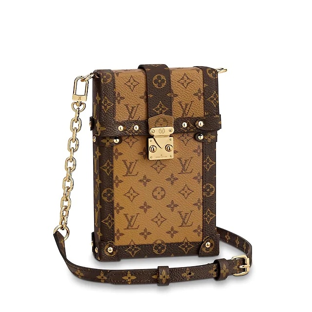 Louis Vuitton Monogram Vertical Soft Trunk Brown