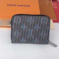 Louis Vuitton LV Unisex Zippy Coin Purse Monogram LV Pop Blue