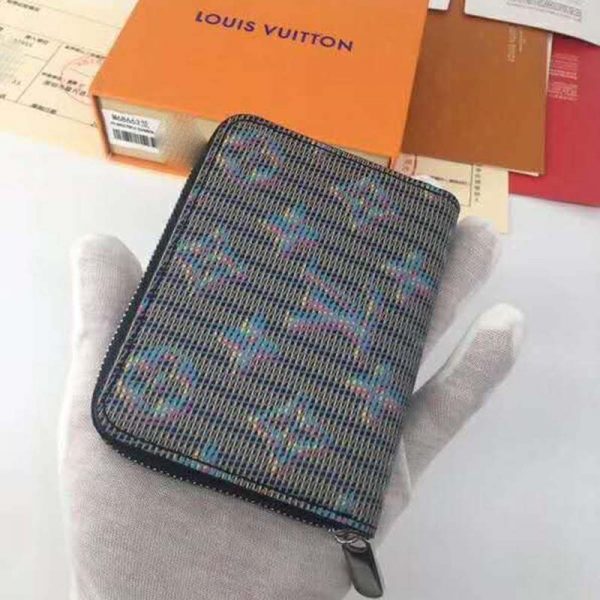 Louis Vuitton LV Unisex Zippy Coin Purse Monogram LV Pop Blue (7)