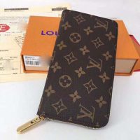 Louis Vuitton LV Unisex Zippy Organizer Wallet Historic Monogram Canvas