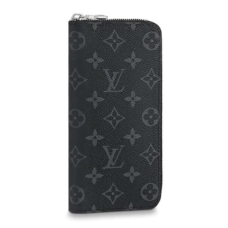 Louis Vuitton Zippy Wallet Vertical Gunmetal Gray in Monogram