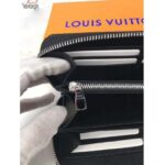 Louis Vuitton LV Unisex Zippy Vertical Wallet Monogram Eclipse Canvas – Image 9
