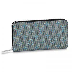 Louis Vuitton LV Unisex Zippy Wallet Monogram LV Pop Blue