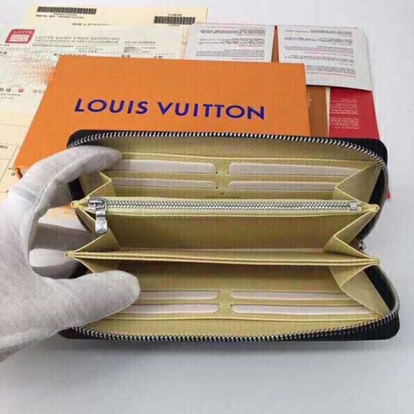 Louis Vuitton LV Unisex Zippy Wallet Monogram LV Pop Blue (5)