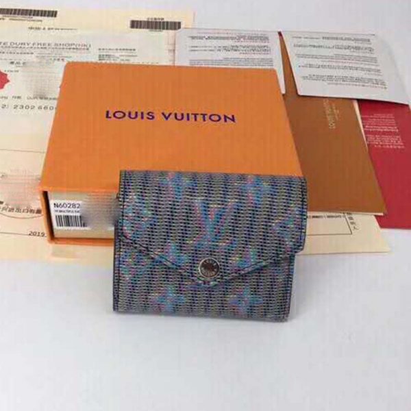 Louis Vuitton LV Unisex Zoe Wallet Monogram LV Pop Blue (2)