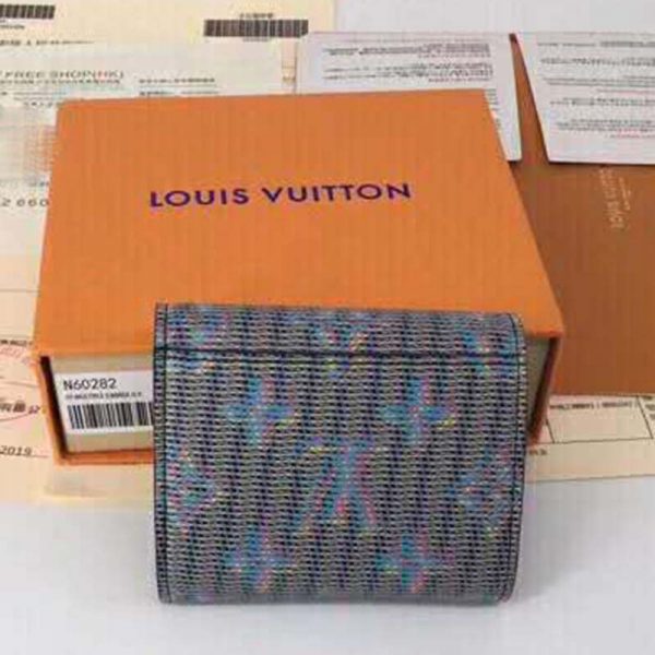 Louis Vuitton LV Unisex Zoe Wallet Monogram LV Pop Blue (4)