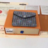 Louis Vuitton LV Unisex Zoe Wallet Monogram LV Pop Blue