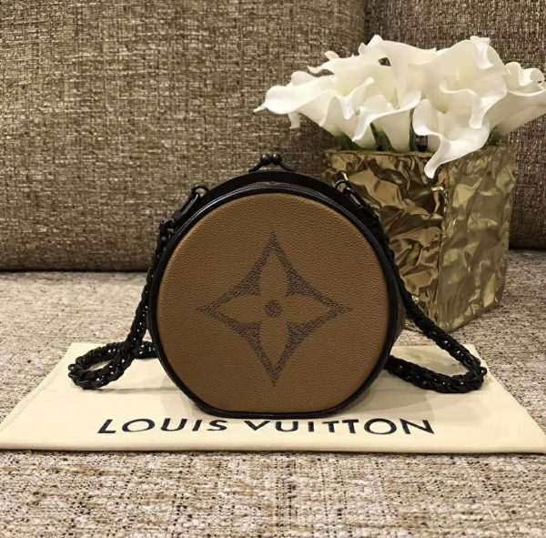 Louis Vuitton LV Women Boursicot BC Boîte Chapeau Bag-Brown (9)