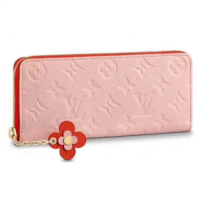 Louis Vuitton LV Women Clémence Wallet Monogram Empreinte Leather - LULUX