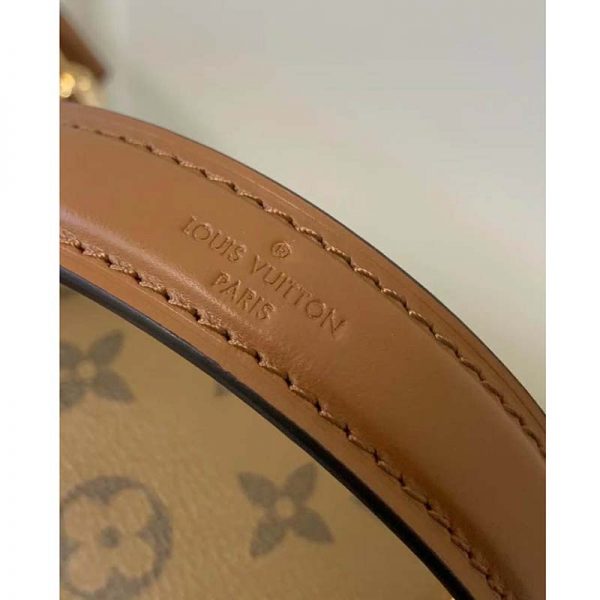 Louis Vuitton LV Women Dauphine Backpack PM Monogram Canvas-Brown (6)