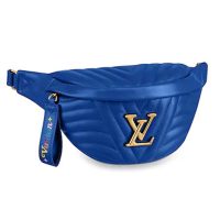 Louis Vuitton LV Women New Wave Bumbag in Quilted Calf Leather-Aqua (1)