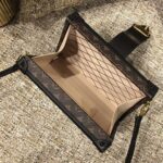 Louis Vuitton LV Women Petite Malle Handbag in Calfskin Leather-Brown – Bild 8