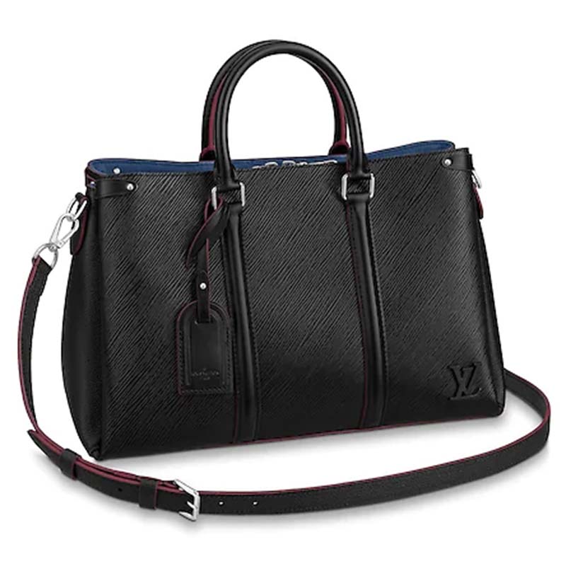 Louis Vuitton EPI Leather Soufflot mm Satchel (SHF-16088)