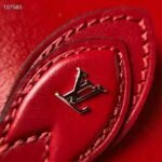 Louis Vuitton LV Women Tambourin Handbag Smooth Calf Leather-Red - Bild 9