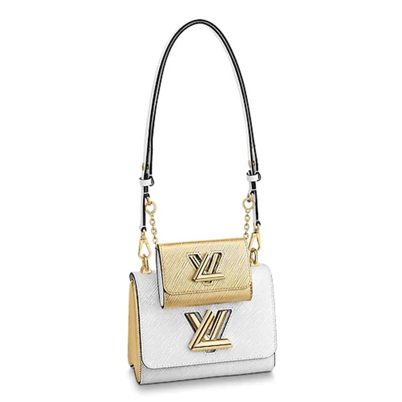 LOUIS VUITTON Epi Twist Shoulder Bag PM White 903704